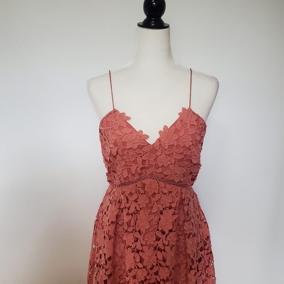 NWT Oak + Fort Lace Pink Dress - Picture 7 of 11